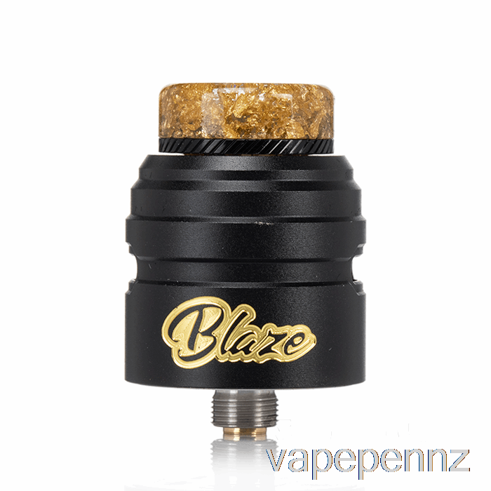 Thunderhead Creations Blaze Solo 24mm BF RDA Gold Black VAPE NZ